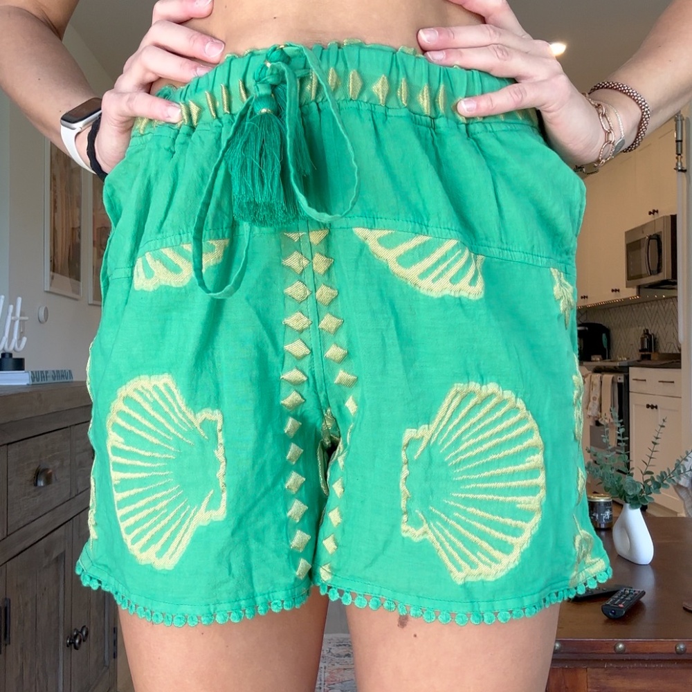 Nema Resort Wear Green Greece Shorts